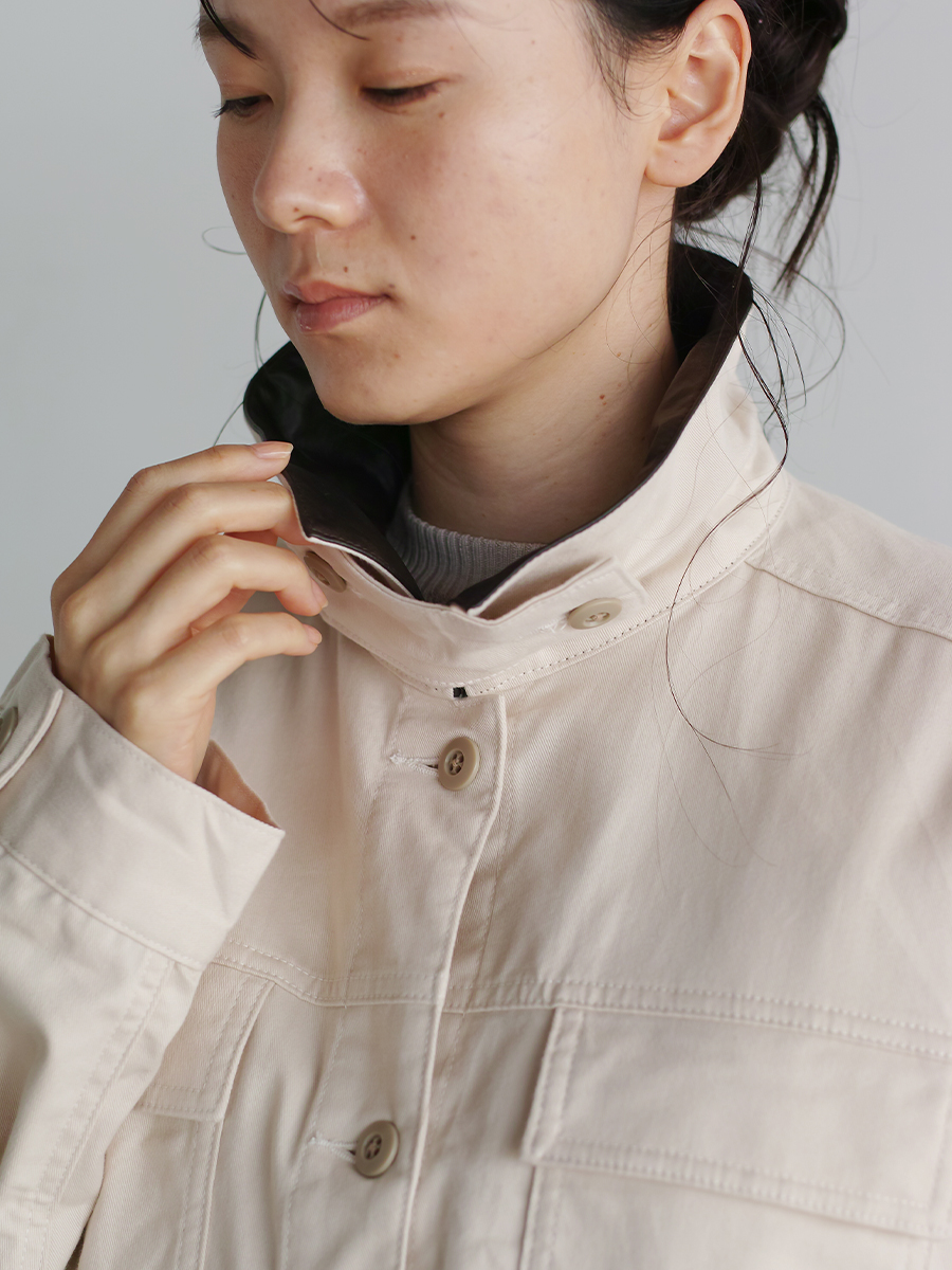 奥山優バックプリントブルゾン